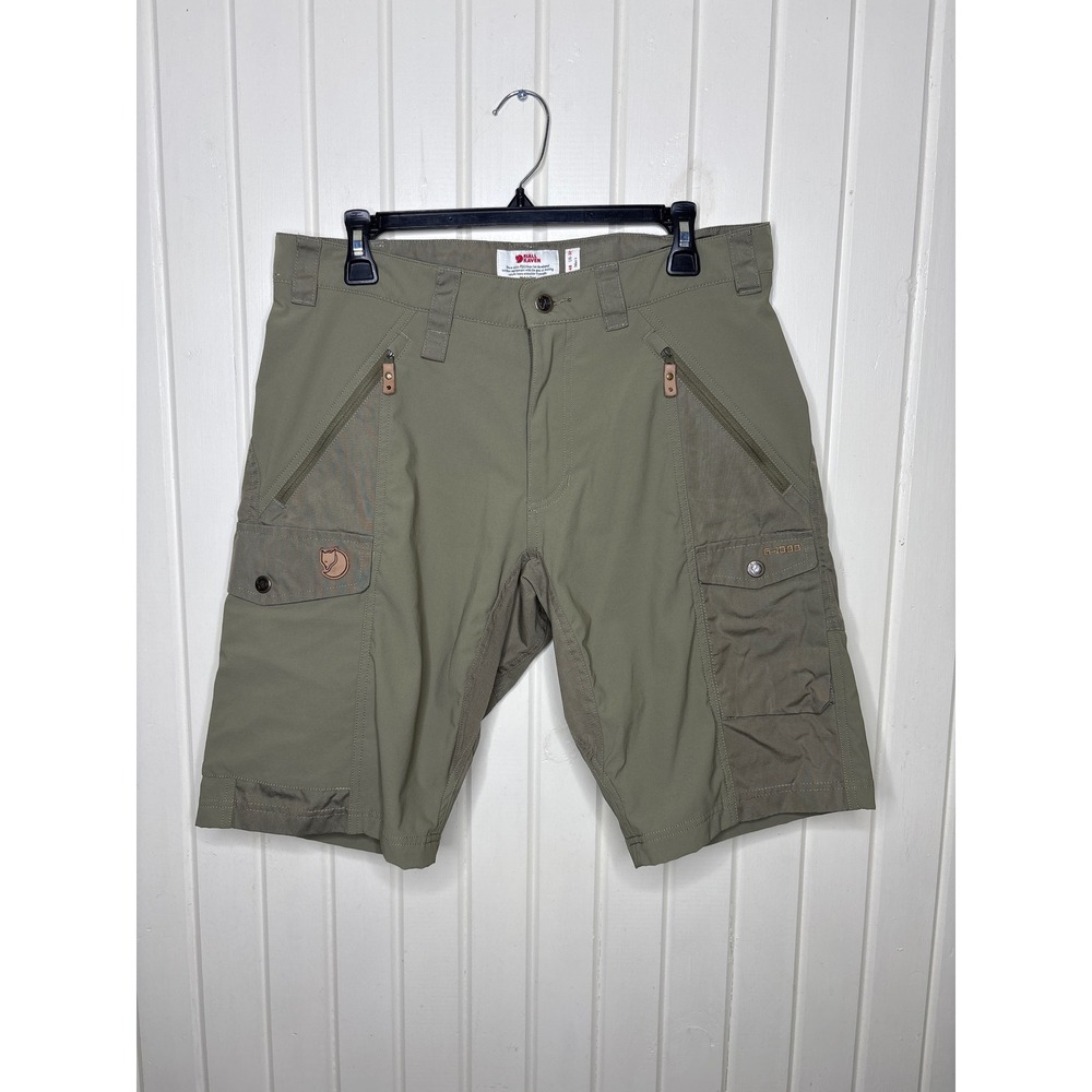 Fjallraven Keb Shorts Mens Khaki Tan G-1000 Hiking Cargo Shorts 48 US 32